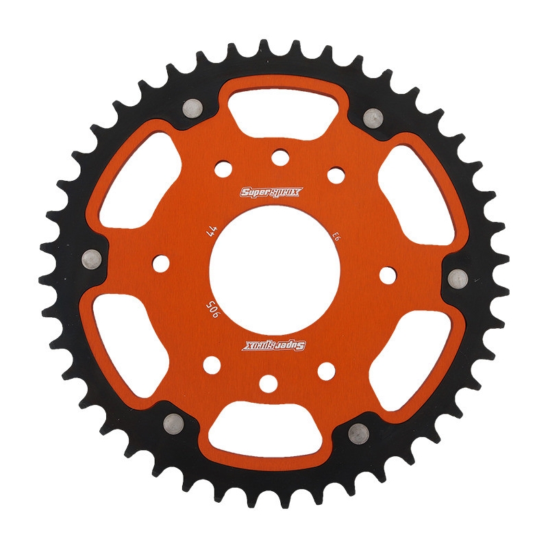 Rear sprocket SUPERSPROX STEALTH orange 44T, 520