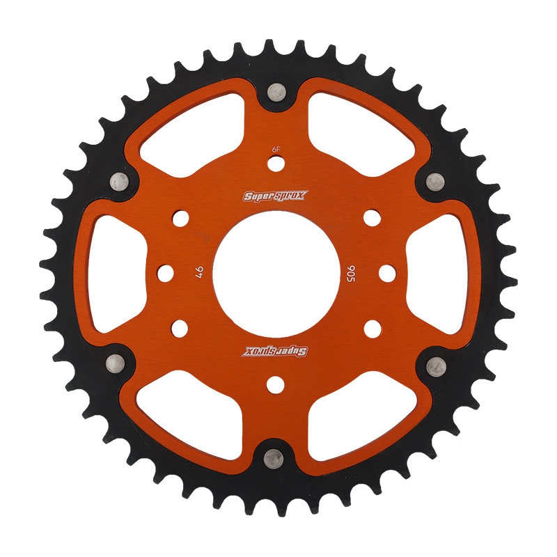 Rear sprocket SUPERSPROX STEALTH orange 46T, 520
