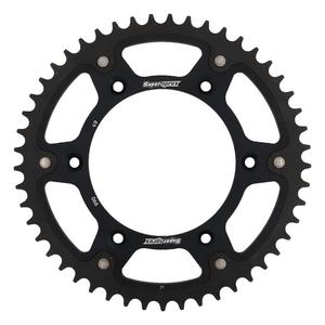 Rear sprocket SUPERSPROX STEALTH RST-990:49-BLK black 49T, 520