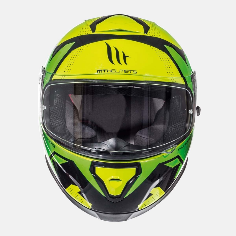 Integralny kask motocyklowy MT Thunder 3 SV Torn fluo żółto-zielony