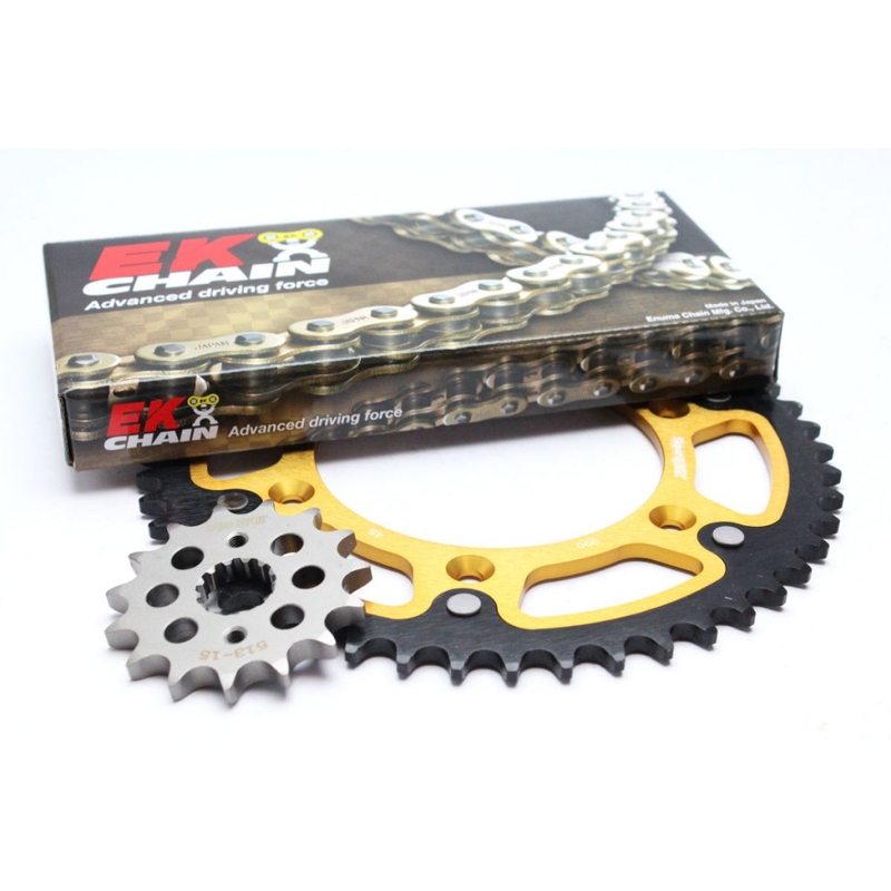 Chain kit EK PREMIUM EK + SUPERSPROX with gold ZVX3 chain -absolute TOP quality