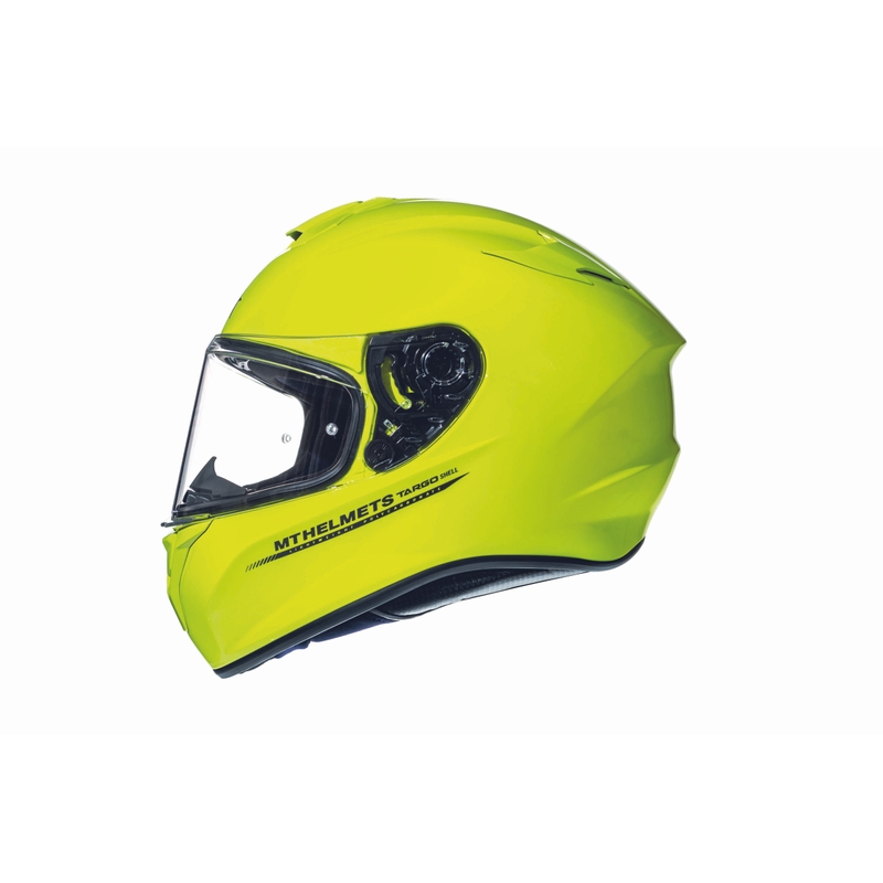 Integralny kask motocyklowy MT Targo fluo żółty wyprzedaż