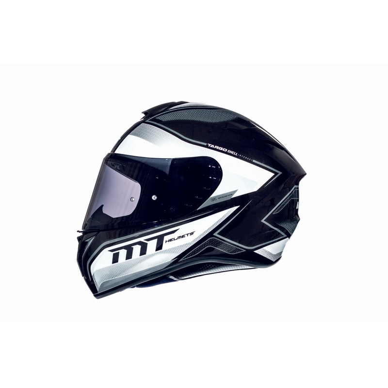Integralny kask motocyklowy MT Targo Interact biało-szary