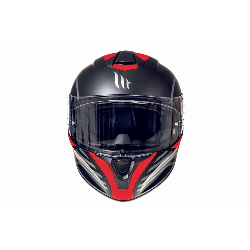 Integralny kask motocyklowy MT Targo Doppler fluo czerwony matowy wyprzedaż