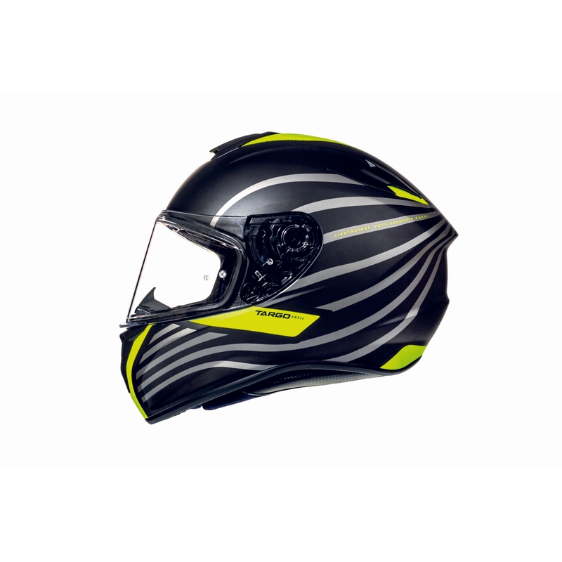 Integralny kask motocyklowy MT Targo Doppler fluo żółty matowy wyprzedaż