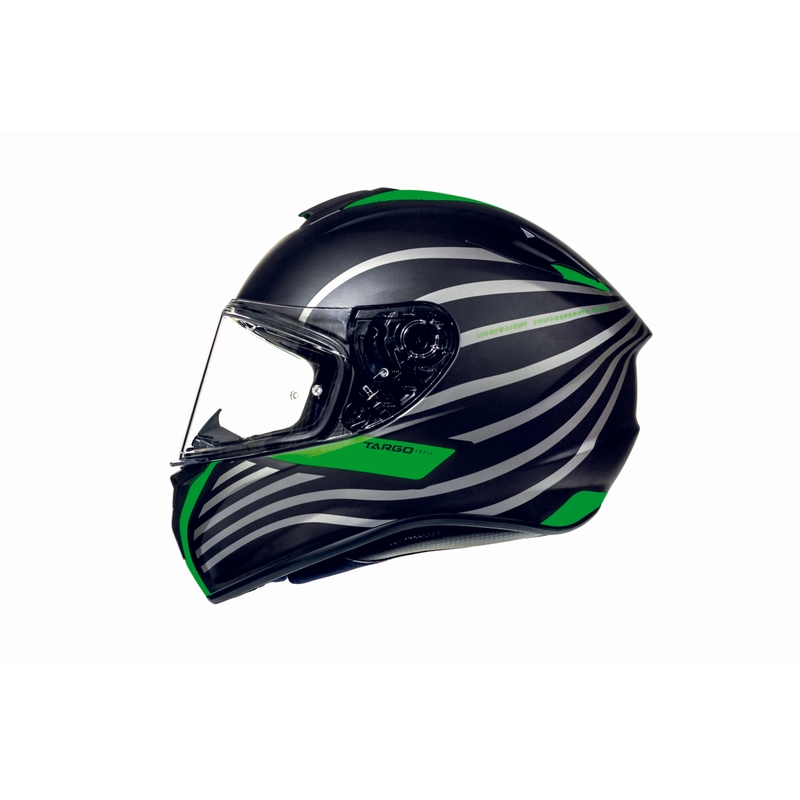 Integralny kask motocyklowy MT Targo Doppler fluo zielono matowy wyprzedaż