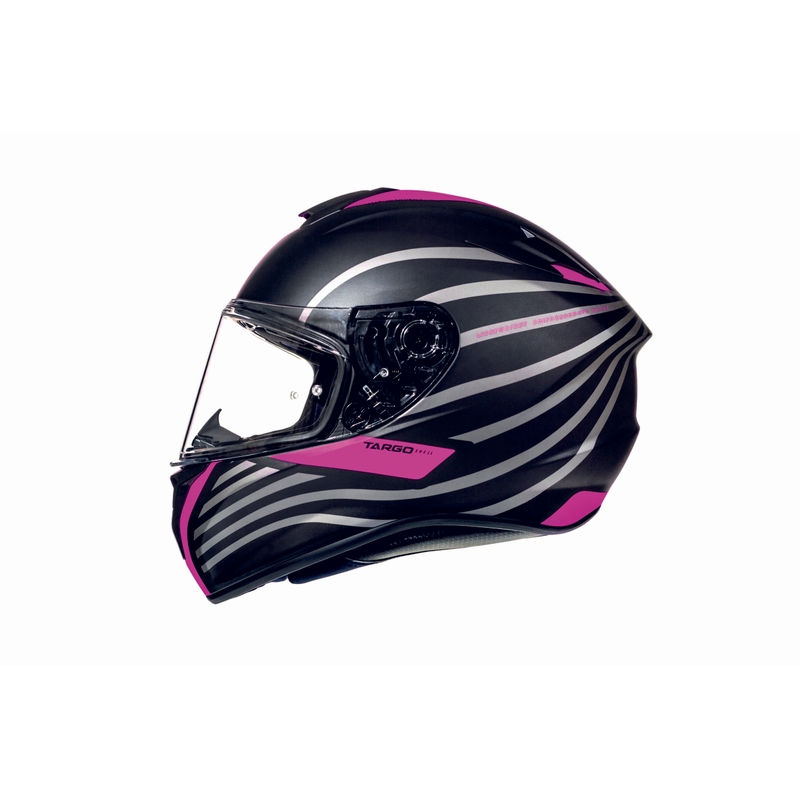Integralny kask motocyklowy MT Targo Doppler fluo różowy matowy wyprzedaż