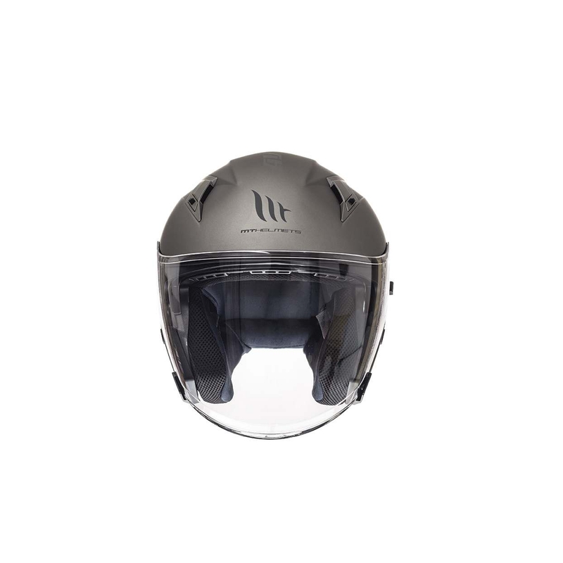 Otwarty kask motocyklowy MT Avenue SV tytanowy matowy wyprzedaż