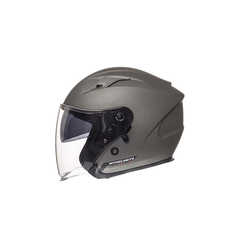 Otwarty kask motocyklowy MT Avenue SV tytanowy matowy wyprzedaż