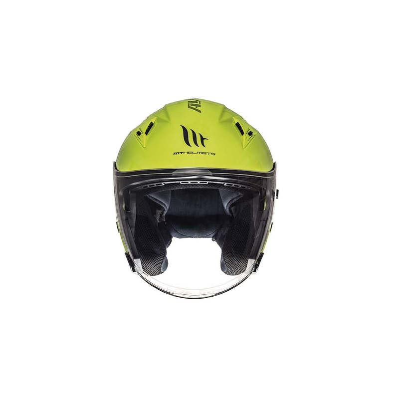 Otwarty kask motocyklowy MT Avenue SV fluo żółty wyprzedaż