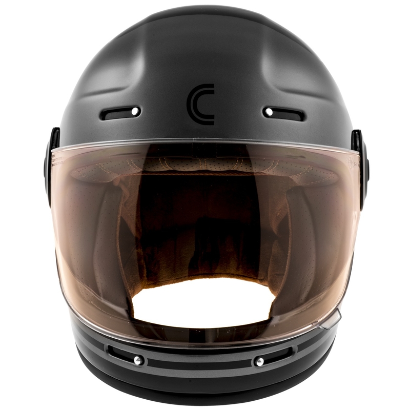 Kask motocyklowy Cassida Fibre Super Hooligan Integral czarny-szary