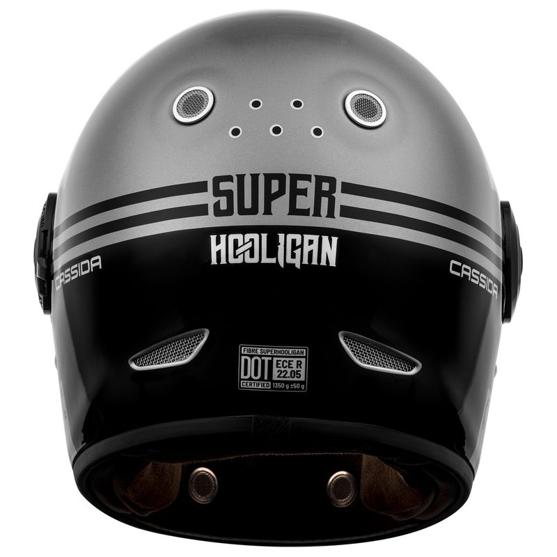 Kask motocyklowy Cassida Fibre Super Hooligan Integral czarny-szary