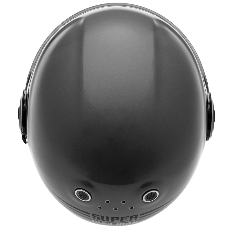 Kask motocyklowy Cassida Fibre Super Hooligan Integral czarny-szary