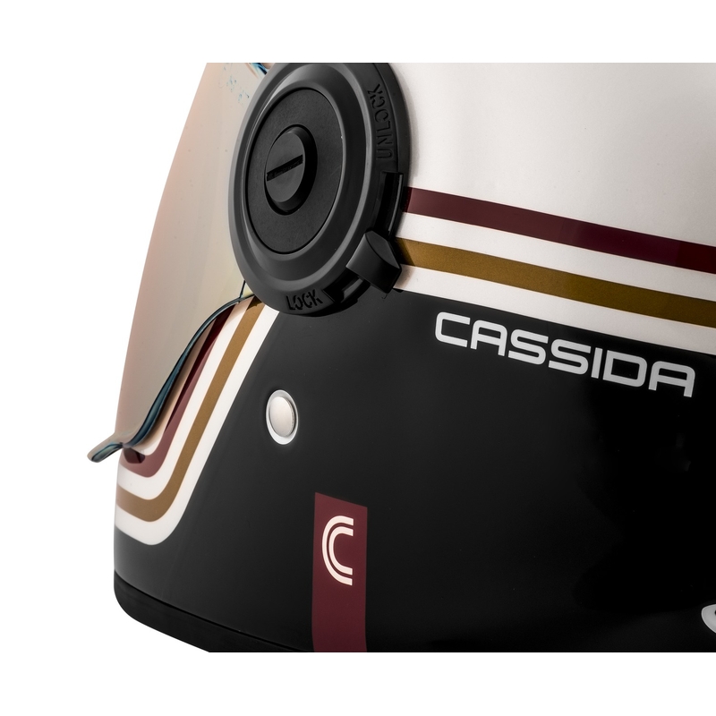 Kask motocyklowy Cassida Fibre Super Hooligan Black-Green Integral wyprzedaż