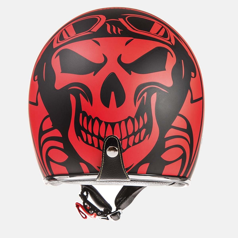 Otwarty kask motocyklowy MT LeMans SV Divenire czerwony matowy wyprzedaż