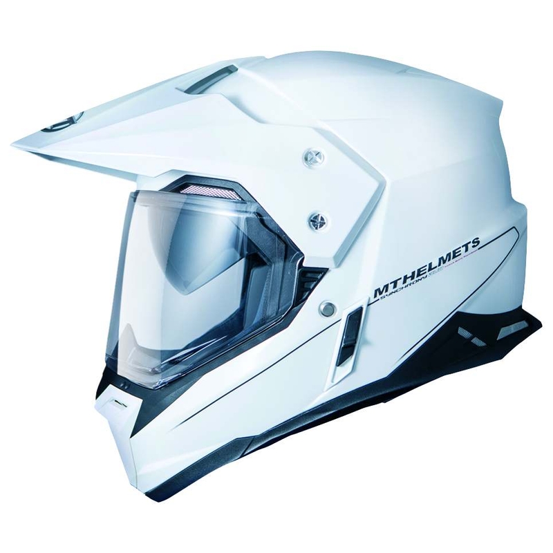 Enduro kask MT Synchrony Duosport SV biały wyprzedaż