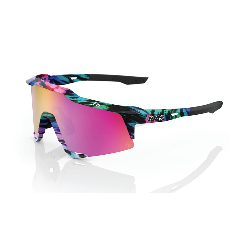 Okulary przeciwsłoneczne 100% SPEEDCRAFT Peter Sagan LE Soft multicolor (fioletowe szkło)