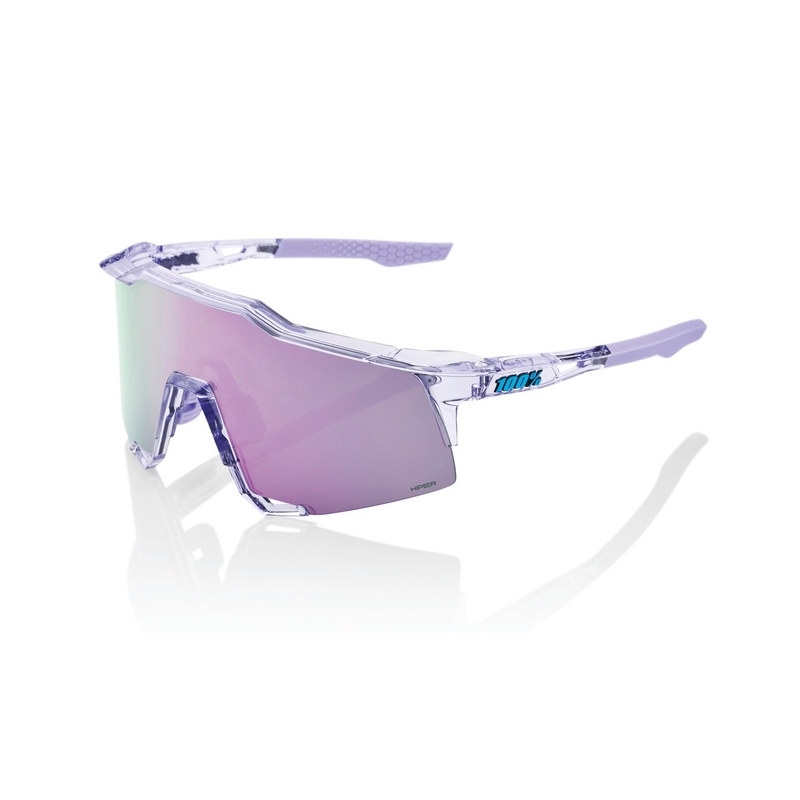 Okulary przeciwsłoneczne 100% SPEEDCRAFT Polished Lavender purple (fioletowe szkło)