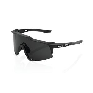 100% SPEEDCRAFT Okulary przeciwsłoneczne Soft Tact Black (szkło przydymione)