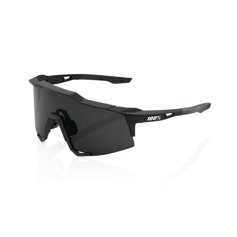 100% SPEEDCRAFT Okulary przeciwsłoneczne Soft Tact Black (szkło przydymione)