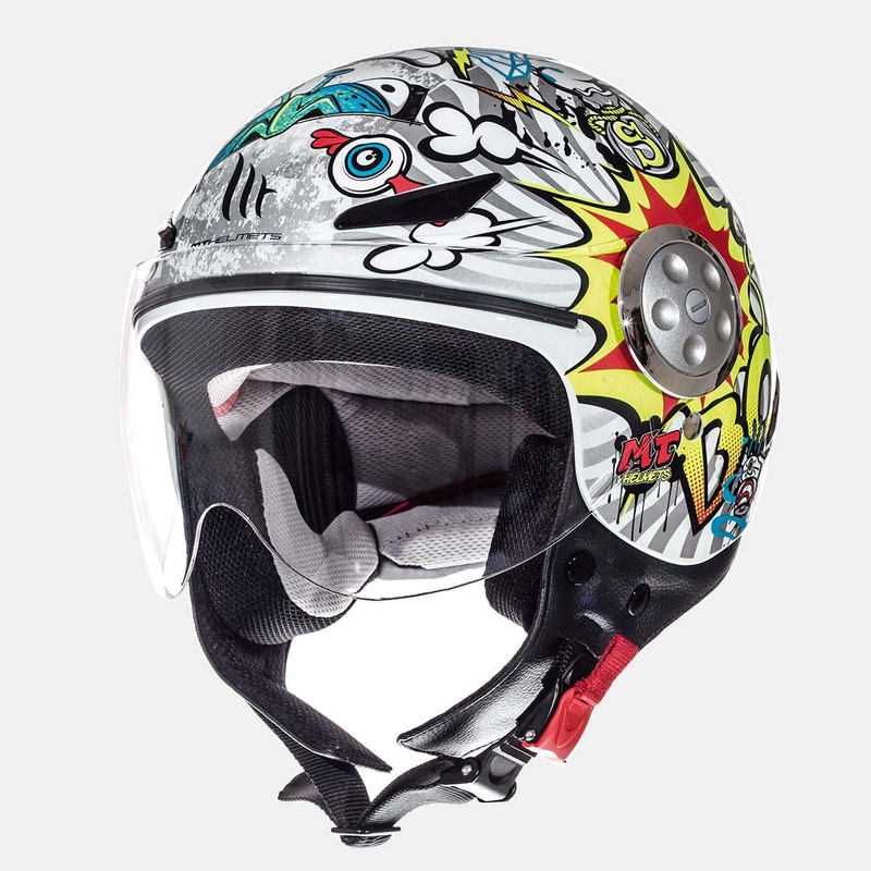 Dziecięcy otwarty kask motocyklowy MT Urban Street Art