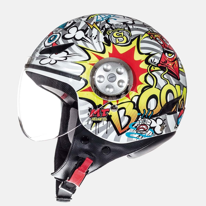 Dziecięcy otwarty kask motocyklowy MT Urban Street Art