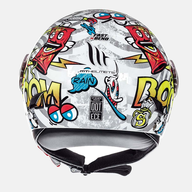 Dziecięcy otwarty kask motocyklowy MT Urban Street Art