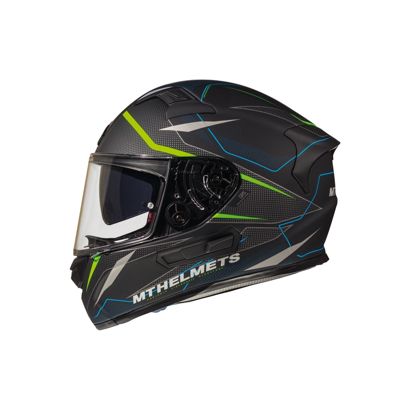 Integralny kask motocyklowy MT Kre Intrepid SV czarny matowy-fluo zielony wyprzedaż