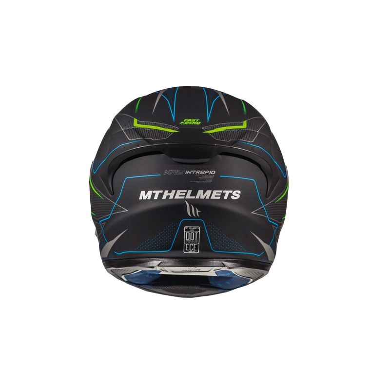 Integralny kask motocyklowy MT Kre Intrepid SV czarny matowy-fluo zielony wyprzedaż