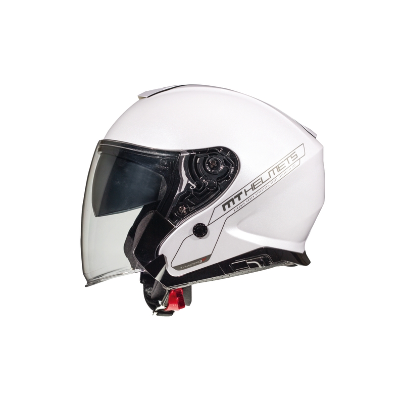 Otwarty kask motocyklowy MT Thunder SV Jet biały
