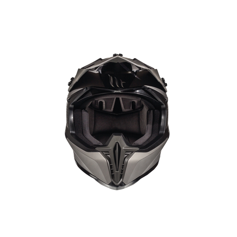 Motokrosowy kask MT Falcon Karson czarny matowy