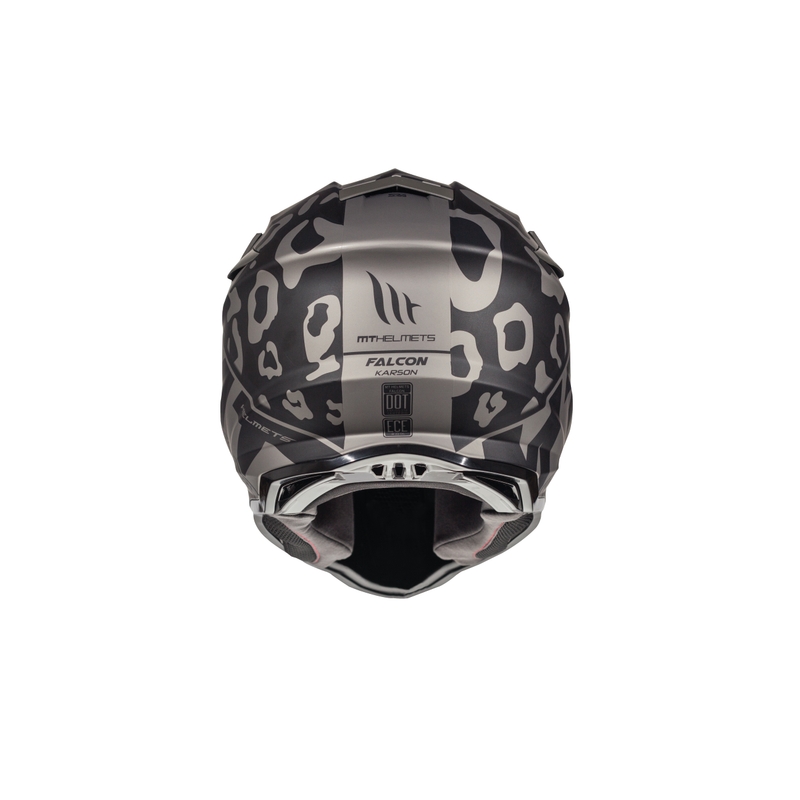 Motokrosowy kask MT Falcon Karson czarny matowy