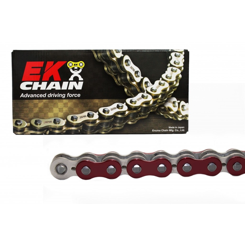 Premium QX-Ring chain EK 520 SRX2 112 L Metallic Red wyprzedaż
