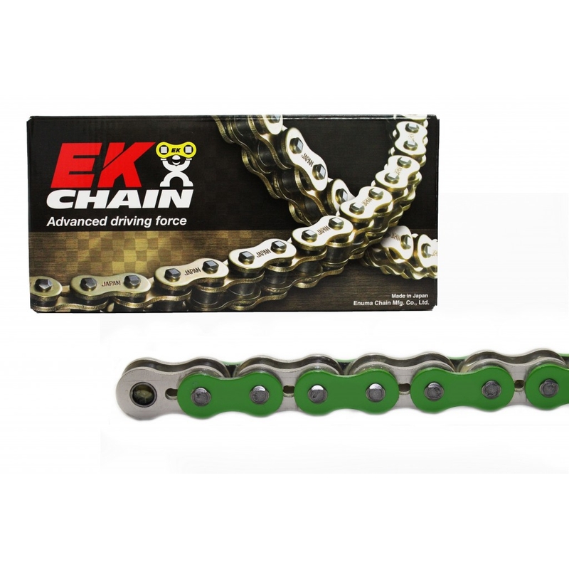 Motocross racing chain EK 520 MRD6 120 L Green