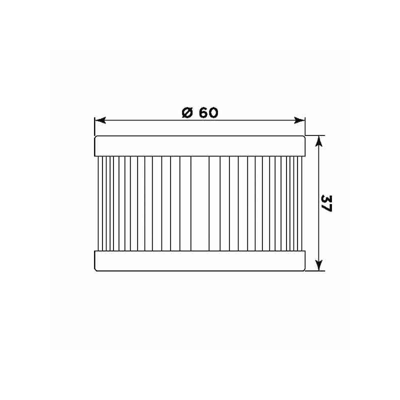 Oil filter MIW (alt. HF137)