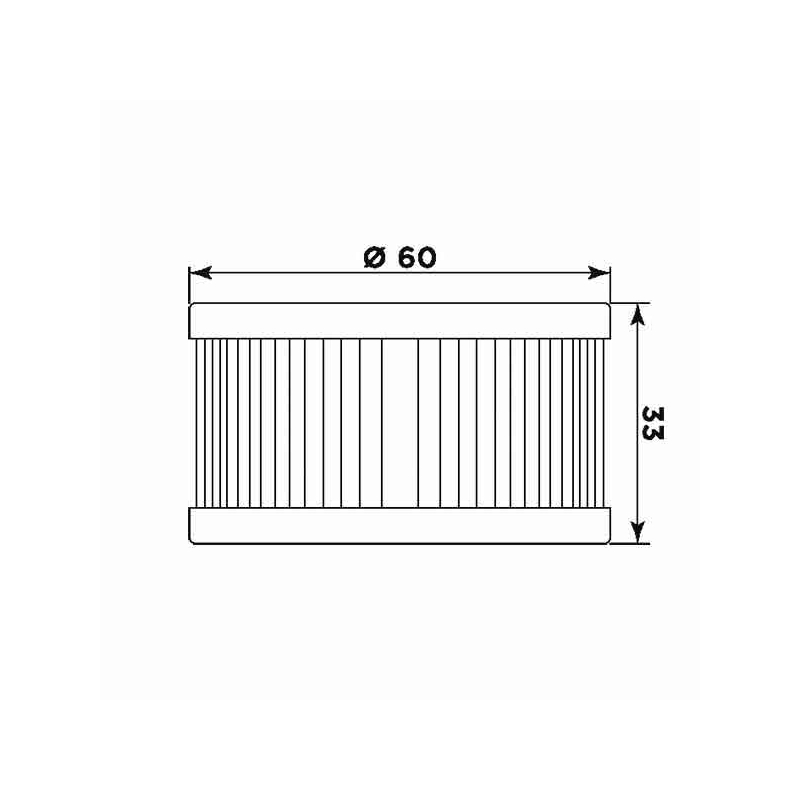 Oil filter MIW (alt. HF136)