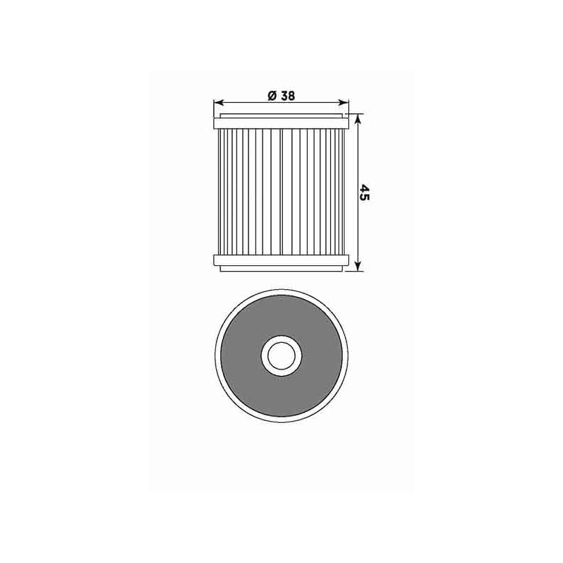 Oil filter MIW (alt. HF142)