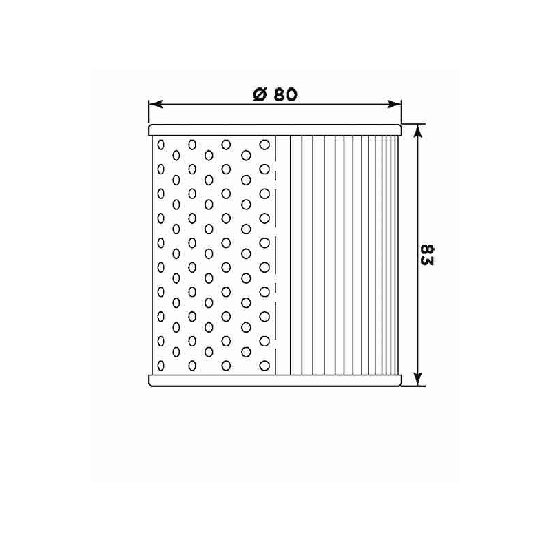 Oil filter MIW (alt. HF126)