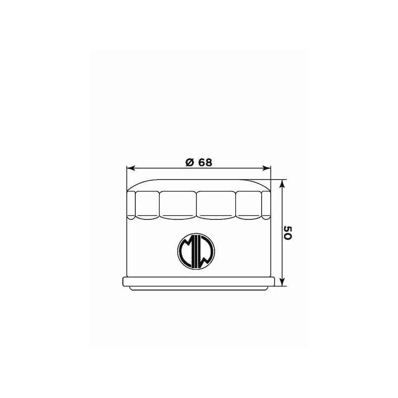 Oil filter MIW (alt. HF985)