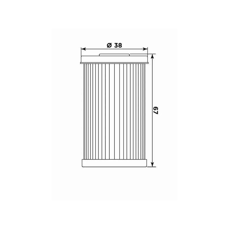 Oil filter MIW (alt. HF169)