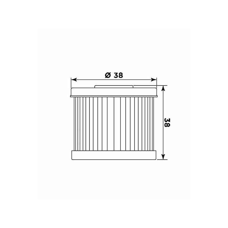 Oil filter MIW (alt. HF167)