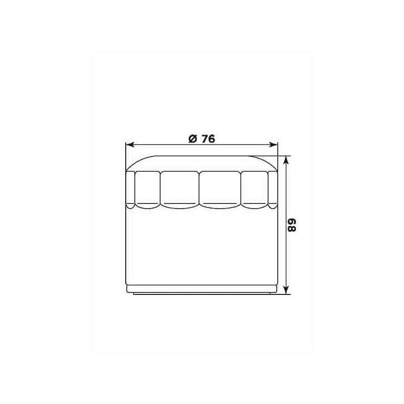 Oil filter MIW (alt. HF172C)
