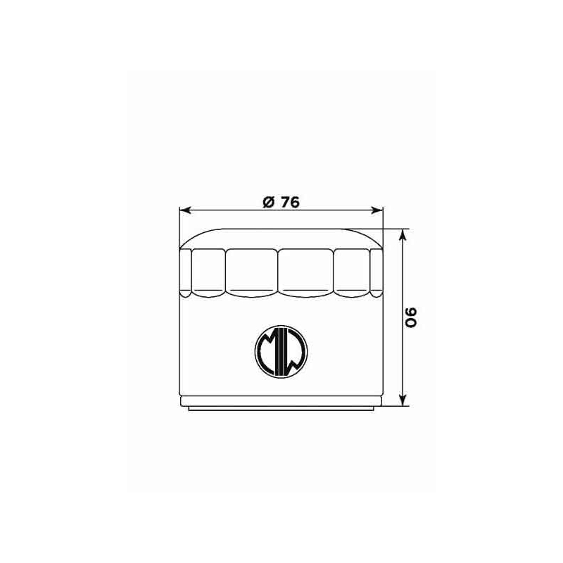 Oil filter MIW (alt. HF552)
