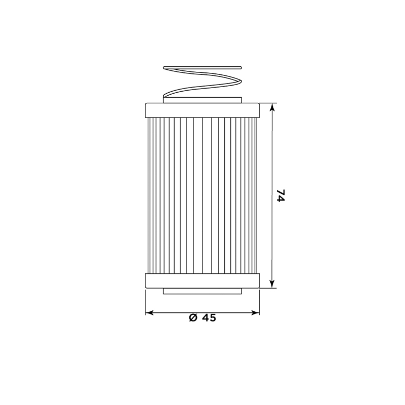 Oil filter MIW (alt. HF567)