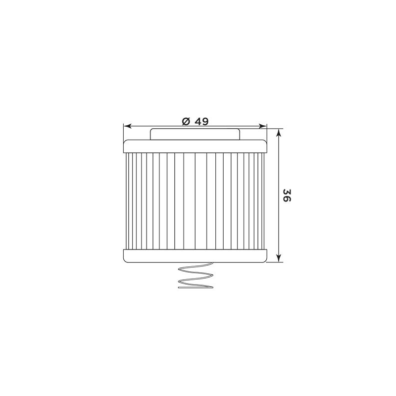 Oil filter MIW (alt. HF540)