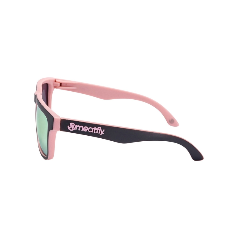 Okulary przeciwsłoneczne Meatfly Memphis szaro - różowe
