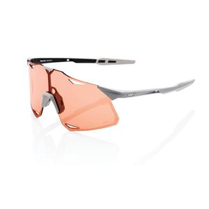 Okulary przeciwsłoneczne 100% HYPERCRAFT Matte Stone Grey Grey (różowe szkło HIPER)