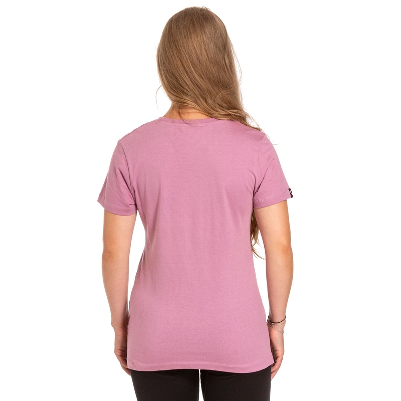 Koszulka damska Meatfly Ladies MF Logo w kolorze różowym wyprzedaż
