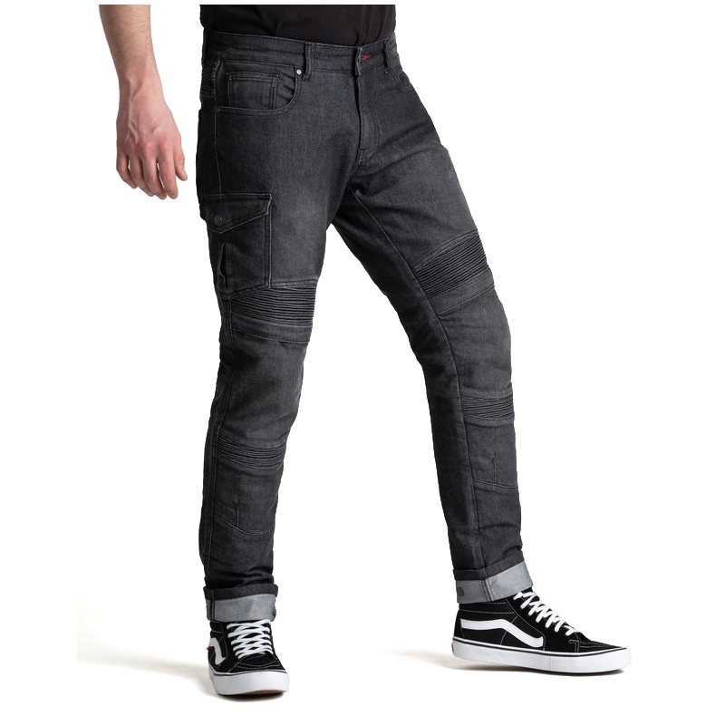 Jeansy motocyklowe BROGER Ohio czarne wyprzedaż