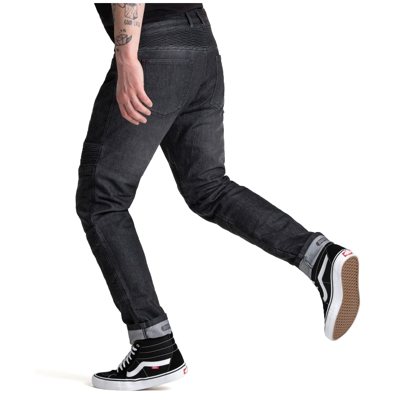 Jeansy motocyklowe BROGER Ohio czarne wyprzedaż